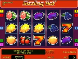 sizzling hot game online