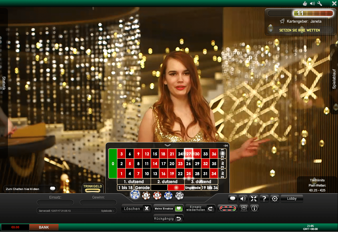 EuroGrand Live Casino online