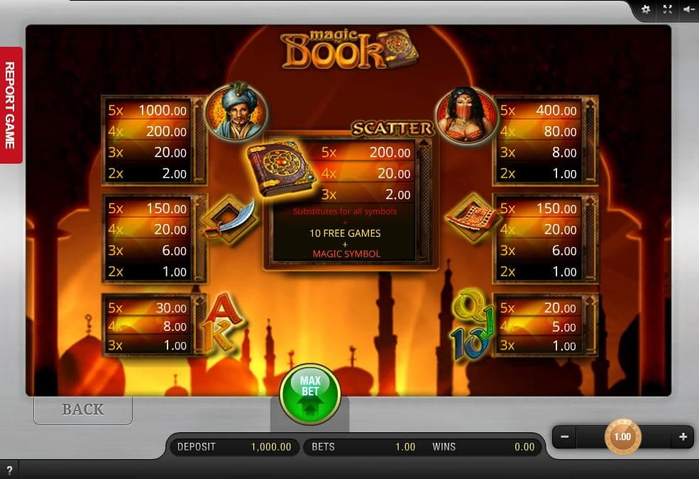 Magic Book online spielen
