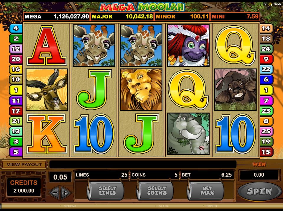 Mega Moolah online