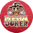 Logo des Mega Joker Slots von NetEnt.